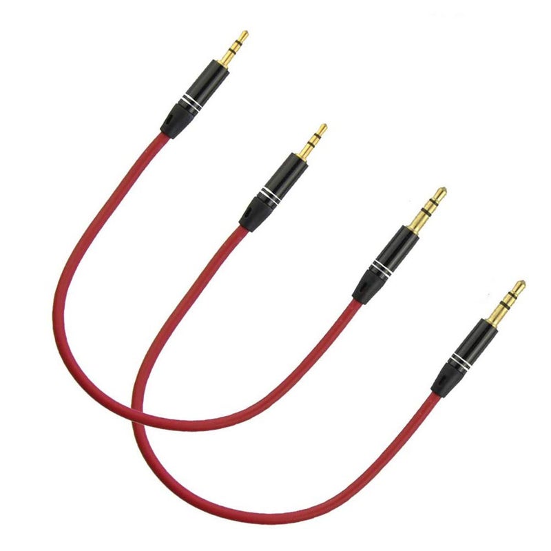 3.5mm to 2.5mm Aux Cable;Seadream 2Pack 8 inch 3-Pole 3.5mm Male to 2.5mm Male Audio Cord Car Auxiliary Audio Cord Headphone Connector Cable